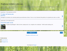 Tablet Screenshot of paisagismolegal.com